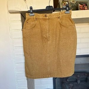 Vintage jean skirt